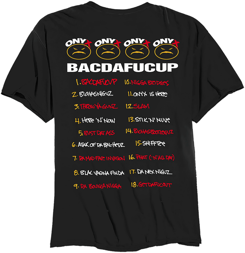 ONYX PHOTO BACDAFUCUP BLACK T-SHIRT