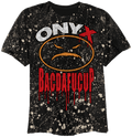 ONYX LOGO T-SHIRT BLEACH SPLATTER